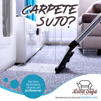 Comprar o produto de Higienização de carpete em Limpeza pela empresa Lava Sofá - Valdeir em Araçatuba, SP por Solutudo