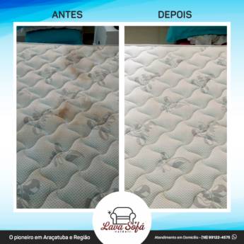 Comprar o produto de Higienização de colchão em Limpeza pela empresa Lava Sofá - Valdeir em Araçatuba, SP por Solutudo