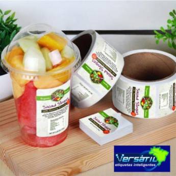 Comprar o produto de Rótulos adesivos para alimentos em Bauru e Região em Rótulos  em Bauru, SP por Solutudo