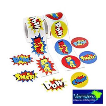 Comprar o produto de Rótulos adesivos para brinquedos em Bauru e Região em Rótulos  em Bauru, SP por Solutudo