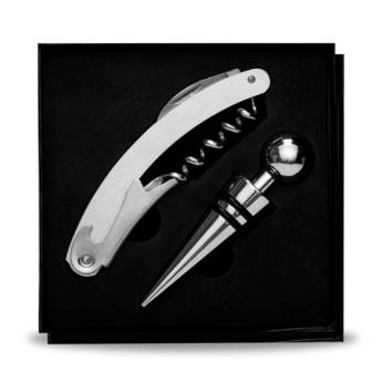 Comprar o produto de 10071 Kit Vinho 2 Peças em Kit Vinho em São José do Rio Preto, SP por Solutudo