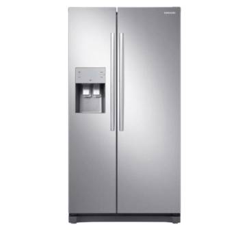 Comprar o produto de Geladeira Side By Side Samsung 501L Inox RS50N3413S8/AZ em Geladeiras e Freezers em Jacareí, SP por Solutudo