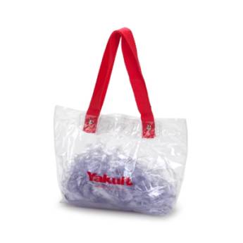 Comprar o produto de Sacola transparente em PVC 0,30 com alça de nylon, dim. 12x27x25cn  em Personalizados em São Paulo, SP por Solutudo