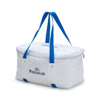 Comprar o produto de Bolsa térmica em PVC, dim. 18x35x18cm – cap. cúbica 11 litros em Sacos e Mochilas em São Paulo, SP por Solutudo