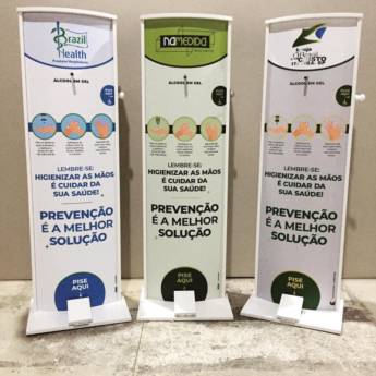 Comprar o produto de Totem para Aplicação de álcool em gel nas lojas em Personalizados em São Paulo, SP por Solutudo