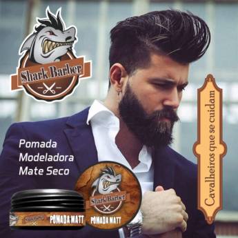 Comprar o produto de Pomada Modeladora Mate Seco - Shark Barber em Outros em Botucatu, SP por Solutudo Comprar o produto de Pomada Modeladora Mate Seco - Shark Barber em Outros em Botucatu, SP por Solutudo