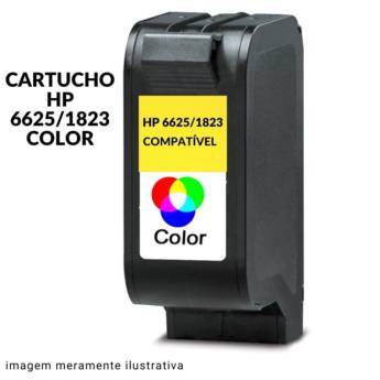 Comprar o produto de CARTUCHO HP 6625/1823 COLOR COMPATÍVEL em Cartuchos Jato de Tinta pela empresa Toner e Cartuchos Dalmeida Distribuidora em Bauru, SP por Solutudo