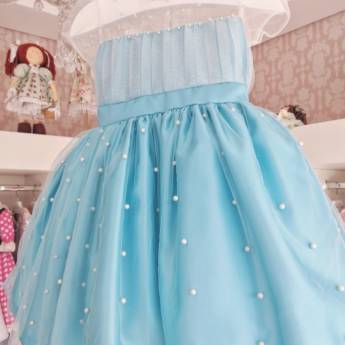 Comprar o produto de Vestido Tiffany em Tule Pearl  em Moda Infantil em Bauru, SP por Solutudo