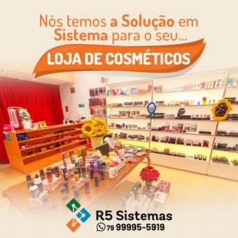 Comprar o produto de Sistema para Loja de Cosmético  é na R5 Sistemas! em Automação Comercial - Sistemas em Aracaju, SE por Solutudo