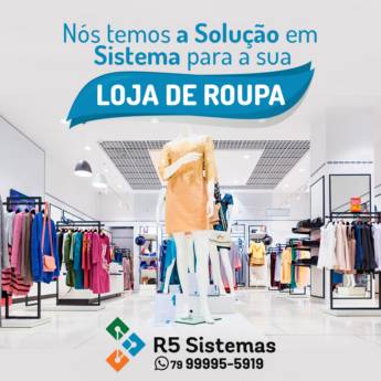 Comprar o produto de Sistema para  Lojas de Roupas é na R5 Sistemas! em Automação Comercial - Sistemas em Aracaju, SE por Solutudo
