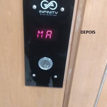 Comprar o produto de Antes e Depois - Botoeira de Andar de Vidro em Outros Serviços em São Paulo, SP por Solutudo