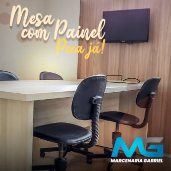 Comprar o produto de Mesa com Painel em Móveis em Botucatu, SP por Solutudo