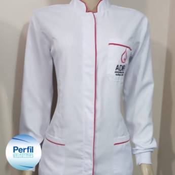 Comprar o produto de Jaleco Gola Padre em Saúde em Foz do Iguaçu, PR por Solutudo