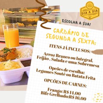 Comprar o produto de Cardápio Diário - Opção Bife Grelhado em Alimentos em Foz do Iguaçu, PR por Solutudo