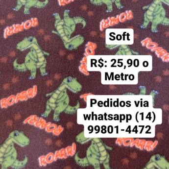 Comprar o produto de Tecido Soft em Bauru  em Tecidos em Bauru, SP por Solutudo