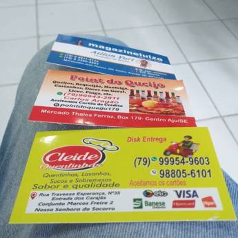 Comprar o produto de Cartões de Visita em Cartões de Visita em Nossa Senhora do Socorro, SE por Solutudo