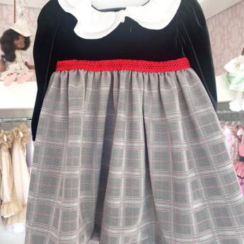 Comprar o produto de Vestido Veludo em Moda Infantil em Bauru, SP por Solutudo