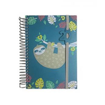 Comprar o produto de Agenda Diária Clássica Preguiça - Confetti em Papelaria em Jaú, SP por Solutudo