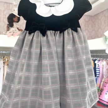 Comprar o produto de Vestido Veludo em Moda Infantil em Bauru, SP por Solutudo