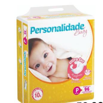 Comprar o produto de Personalidade Baby 10 horas de absorção em Bauru em Fraldas pela empresa Lojão das Fraldas em Bauru, SP por Solutudo
