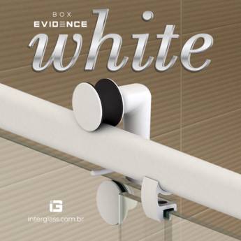 Comprar o produto de Box Evidence White em Box para Banheiro em Mineiros, GO por Solutudo