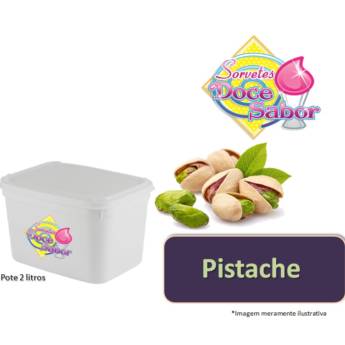 Comprar o produto de Sorvete de massa sabor Pistache | Pote de 2 litros em Sorvete de Massa em Bauru, SP por Solutudo
