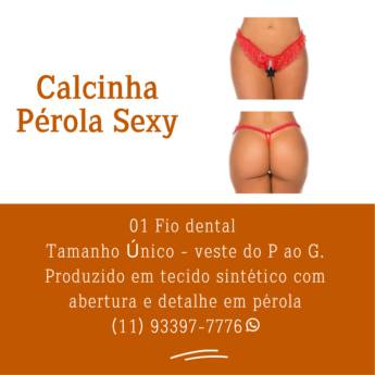 Comprar o produto de Calcinha Pérola Sexy - 4ª CATEGORIA - Prepare-se... / Lingeries – Calcinhas – Fantasias  em Calcinhas em Guarulhos, SP por Solutudo