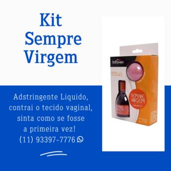 Comprar o produto de Kit Adstringente Sempre Virgem com aplicador - 11ª CATEGORIA – Ouse - Várias Funções    em Cosméticos e Cuidado Pessoal em Guarulhos, SP por Solutudo