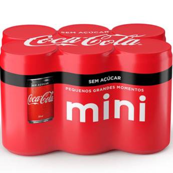 Comprar o produto de REFRIGERANTE COCA COLA MINI 220ML ZERO em Refrigerantes pela empresa Prime Bebidas agora é Primare Bebidas e Eventos em Mineiros, GO por Solutudo