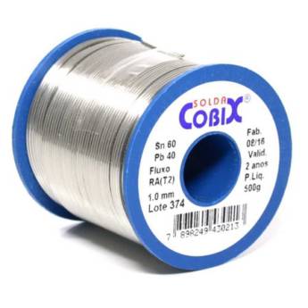 Comprar o produto de Solda Cobix 500 gramas em Eletrônicos, Áudio e Vídeo pela empresa Viana Sat Eletrônica em Itamaraju, BA por Solutudo