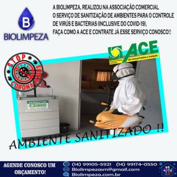 Comprar o produto de Sanitização em Empresas contra Coronavírus em Limpeza em Lençóis Paulista, SP por Solutudo
