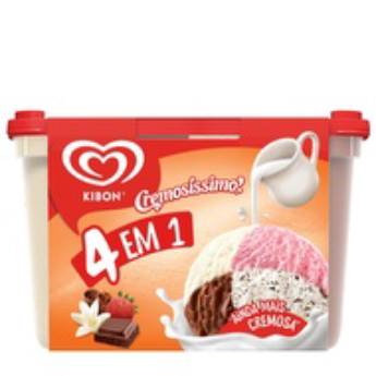 Comprar o produto de KIBON SORVETE POTE 4 EM 1 em Sorvetes pela empresa Prime Bebidas agora é Primare Bebidas e Eventos em Mineiros, GO por Solutudo