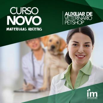 Comprar o produto de Auxiliar de Veterinário Petshop em Cursos em São Manuel, SP por Solutudo