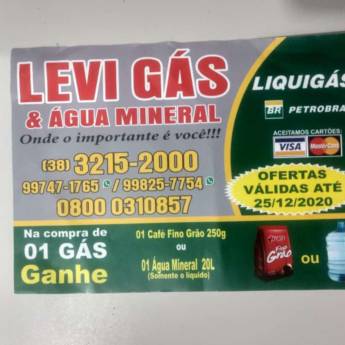 Comprar o produto de Na Compra de 1 Gás Ganhe 1 Café Fino Grão 250g ou 1 Água Mineral 20 Litros (Somente o Líquido) em Gás em Montes Claros, MG por Solutudo