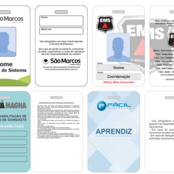 Comprar o produto de Crachás em PVC Personalizados. em Informática em São Carlos, SP por Solutudo