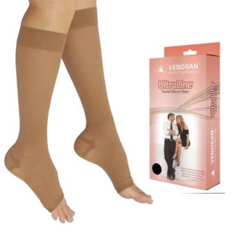 Comprar o produto de Meia De Compressão 3/4 Venosan Ultraline em Ortopedia pela empresa Drogaria do Trabalhador em Mineiros, GO por Solutudo
