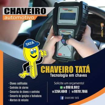 Comprar produto Chaveiro Automotivo em Manutenção pela empresa Chaveiro Tatá em Lençóis Paulista, SP