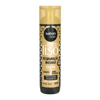 Comprar o produto de  Salon Line Shampoo Meu Liso Restauração Intensa em Cabelo pela empresa Drogaria do Trabalhador em Mineiros, GO por Solutudo