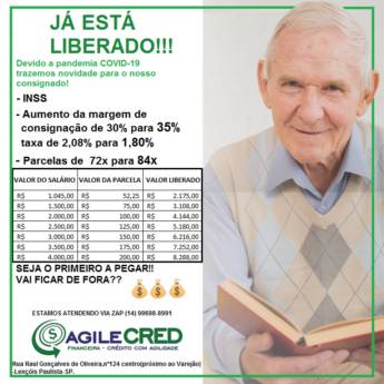 Comprar o produto de Empréstimos e Refinanciamentos  em Nossos Planos em Lençóis Paulista, SP por Solutudo