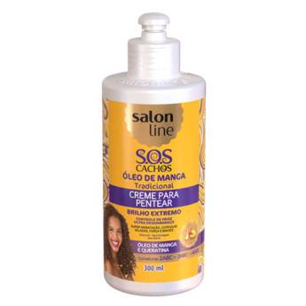 Comprar o produto de Creme Para Pentear S.O.S Cachos Óleo de Manga Salon Line em Cabelo pela empresa Drogaria do Trabalhador em Mineiros, GO por Solutudo