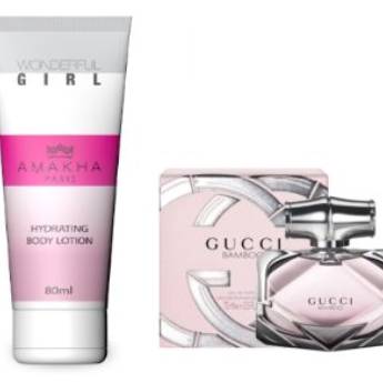 Comprar o produto de Hidratante - Wonderful Girl (Ref. Gucci Bamboo) em Cosméticos e Cuidado Pessoal em São Paulo, SP por Solutudo