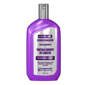 Comprar o produto de Condicionador Gota Dourada Desamarelador 430ml em Cabelo pela empresa Drogaria do Trabalhador em Mineiros, GO por Solutudo