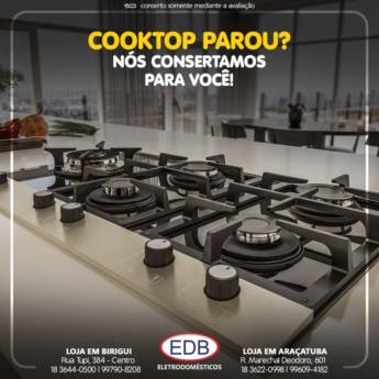 Comprar o produto de Conserto de Cooktops em Cooktops em Araçatuba, SP por Solutudo