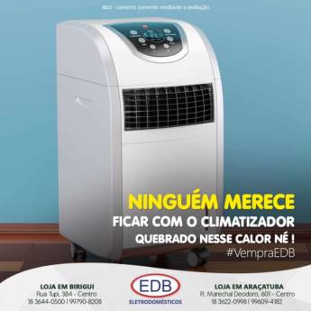 Comprar produto Conserto de climatizador  em Climatizadores pela empresa EDB Eletrodomésticos em Birigui, SP