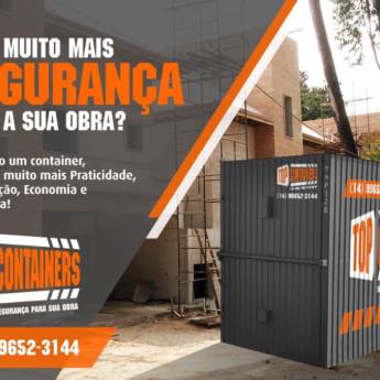 Comprar o produto de Locação de Containers em Locação de Equipamentos em Bauru, SP por Solutudo