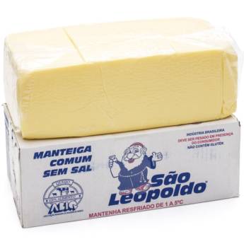 Comprar o produto de Manteiga comum sem Sal São Leopoldo em Frios em Botucatu, SP por Solutudo