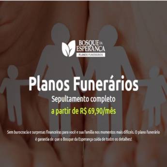 Comprar o produto de Planos Funerários - Sepultamento Completo  em Seguros em Vespasiano, MG por Solutudo