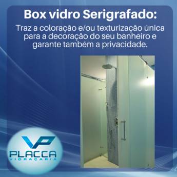 Comprar o produto de Box Vidro Serigrafado – Elegância e Funcionalidade em Lençóis Paulista/SP em Vidros em Lençóis Paulista, SP por Solutudo