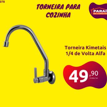 Comprar o produto de Torneira Kimetais 1/4 de Volta Alfa em Torneiras e Acessórios em Lençóis Paulista, SP por Solutudo
