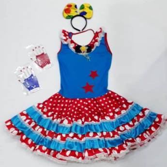 Comprar o produto de 2513 - Palhacinha adulto (tamanho 42) em Fantasia Adulto Feminina em Tietê, SP por Solutudo